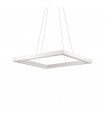 Suspension LED intégré Oracle Aluminium blanc 1 ampoule 16,5cm