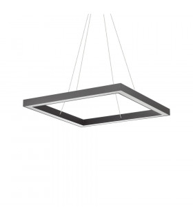 Integrated LED suspension Oracle Aluminum Black 1 bulb 16.5cm