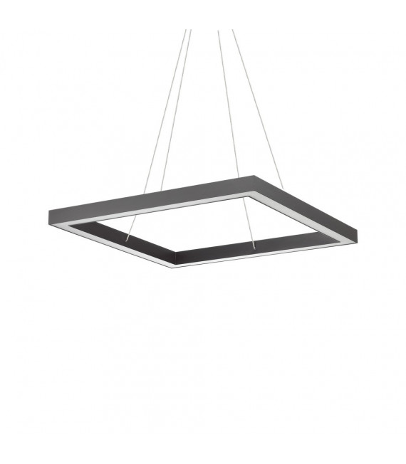 Suspension LED intégré Oracle Aluminium Noir 1 ampoule 16,5cm