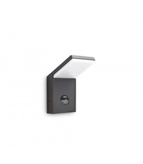 Applique de jardin détécteur Style Aluminium Anthracite 1 ampoule 17cm
