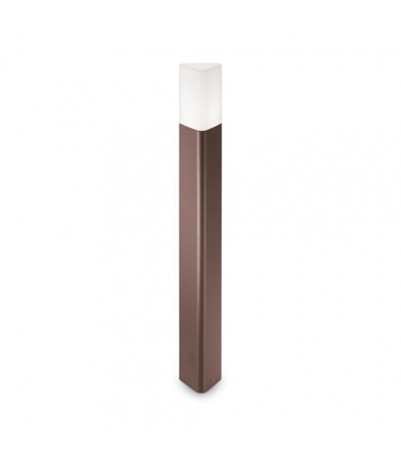 Bolardo de jardín Pulsar Aluminio Café 1 bombilla 80cm