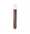 Borne de jardin Pulsar Aluminium Café 1 ampoule 80cm