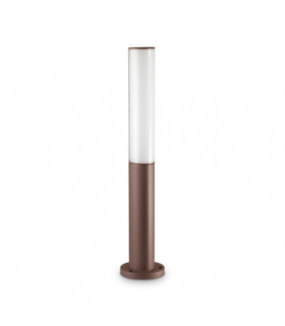 Bolardo de jardín Etere Aluminio Café 1 bombilla 60,5cm