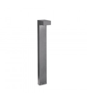 Paletto da giardino Sirio Alluminio Grigio 2 lampadine 80cm