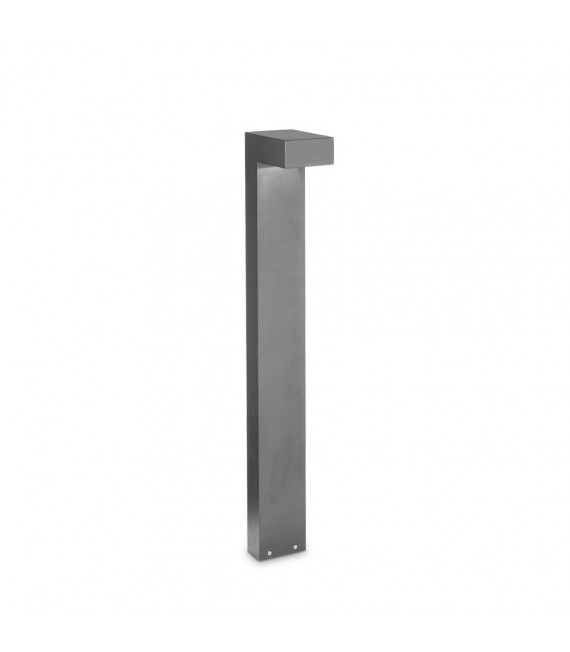 Bolardo de jardín Sirio Gris Aluminio 2 bombillas 80cm