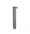 Borne de jardin Sirio Aluminium Gris 2 ampoules 80cm