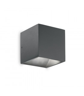 Applique de jardin Rubik Aluminium Anthracite 1 ampoule 10cm