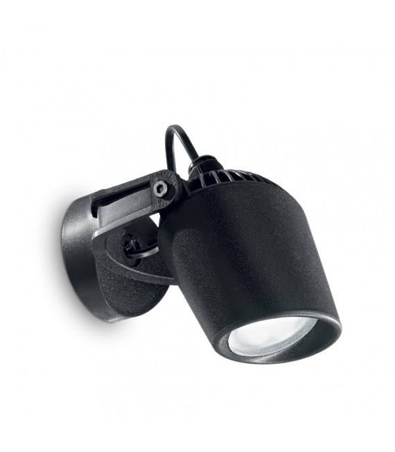 Strahler Minitommy Resin Schwarz 1 Birne 12,5cm