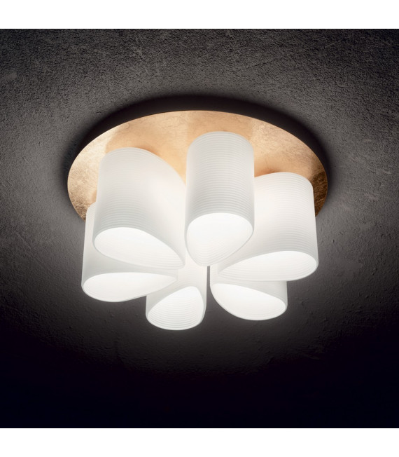 Ceiling light Daisy Metal Gold 6 bulbs 25.5cm
