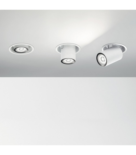 Faretto da incasso Nova Aluminium bianco 1 lampadina 11,1 cm