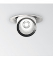 Recessed spotlight Nova Aluminum white 1 bulb 13.8cm