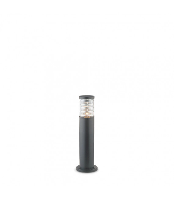 Bolardo de jardín Tronco Aluminio Antracita 1 bombilla 40,5cm