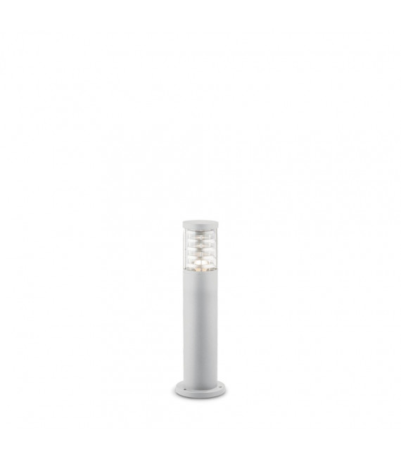 Paletto da giardino Tronco Alluminio bianco 1 lampadina 40,5cm