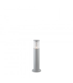 Paletto da giardino Tronco Alluminio Grigio 1 lampadina 40,5cm