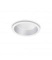 Spot encastré Deep Aluminium blanc 1 ampoule 5,6cm