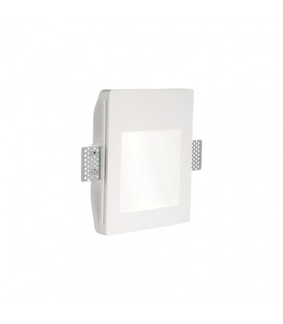 Recessed wall light Walky-1 White gypsum 1 bulb 17.2cm