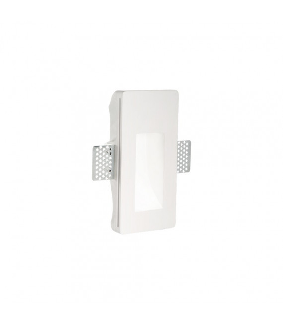 Recessed wall light Walky-2 White gypsum 1 bulb 16.6cm