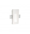 Recessed wall light Walky-2 White gypsum 1 bulb 16.6cm