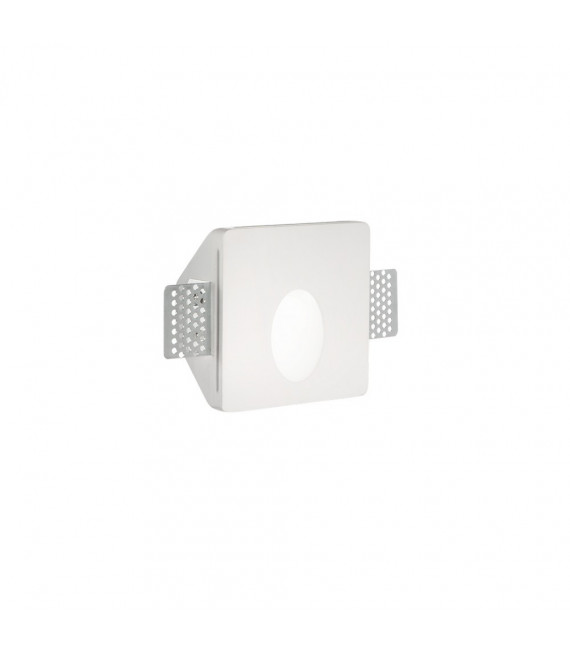 Empotrable de pared Walky-3 Blanco yeso 1 bombilla 10cm