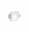 Applique encastrée Walky-3 Gypse blanc 1 ampoule 10cm
