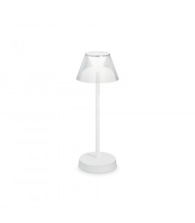 Lampe de table Lolita Métal blanc 1 ampoule 34,5cm
