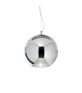 Nemo Metal Chrom Pendelleuchte 1 Glühbirne 24cm