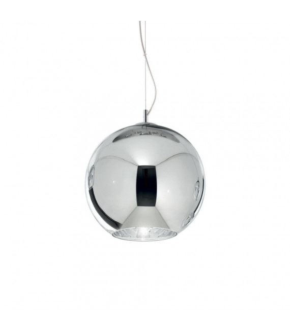 Nemo Metal Chrom Pendelleuchte 1 Glühbirne 24cm