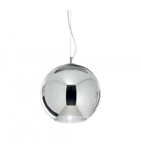 Nemo Metal Chrom Pendelleuchte 1 Glühbirne 45cm