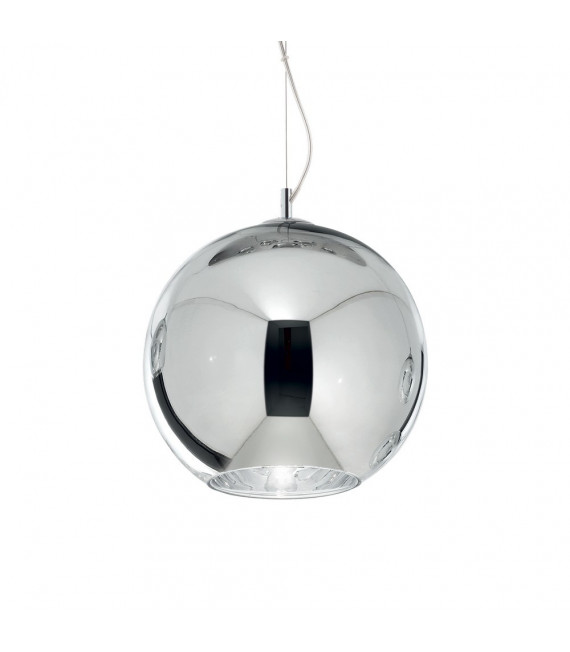 Sospensione Nemo in metallo cromato 1 lampadina 55cm