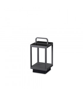 Lámpara de jardín portátil Stardust Vidrio, metal, aluminio Antracita 1 bombilla 35cm