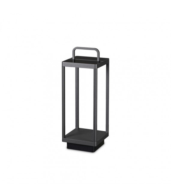 Portable garden lamp Stardust Glass, metal, aluminum Anthracite 1 bulb 51cm