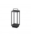 Portable garden lamp Stardust Glass, metal, aluminum Anthracite 1 bulb 51cm
