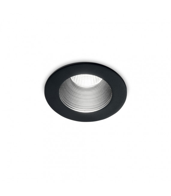 Einbaustrahler Room-33 Metall, Aluminium Schwarz 1 Glühbirne 8cm