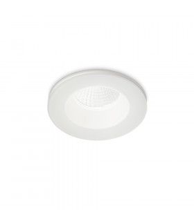 Room-65 recessed spotlight Metal, white aluminum 1 bulb 5.3cm