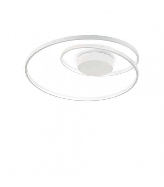 Integrierte LED-Deckenleuchte Oz Metal, weißer Kunststoff 1 Glühbirne 18cm