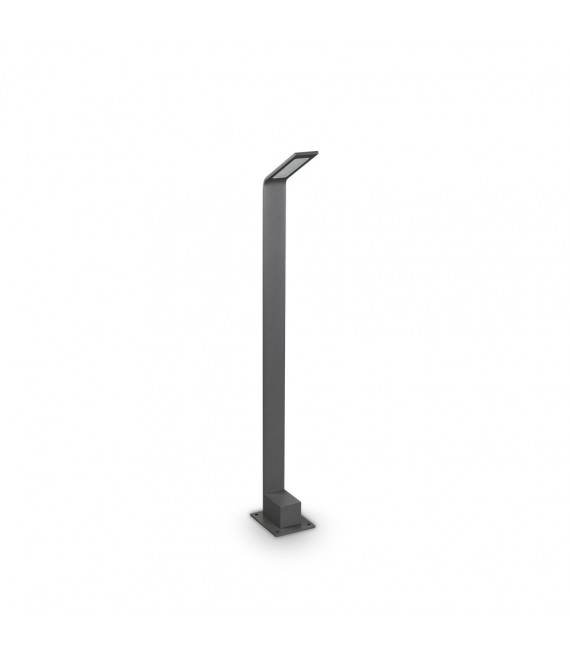 Garden bollard Agos Metal, aluminum Anthracite 1 bulb 80cm