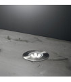 Garden recessed Floor Metal, aluminum Steel 1 bulb 9cm