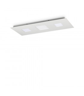 Ceiling lamp Relax Metal, white aluminum 1 bulb 4cm