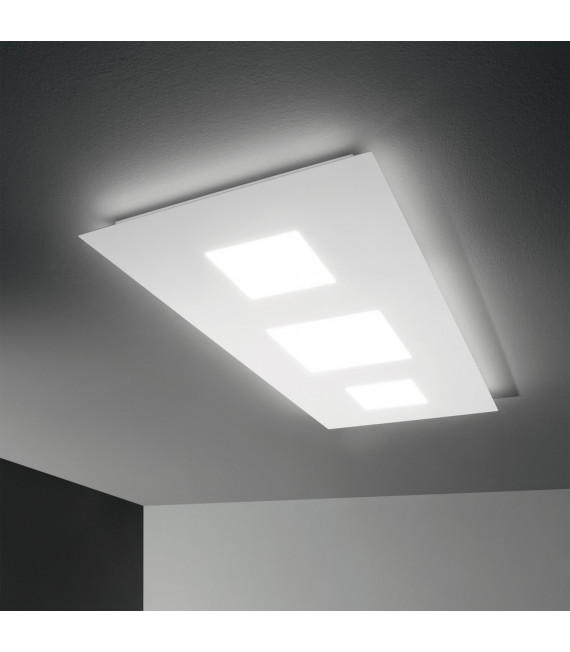 Plafoniera Relax Metallo, alluminio bianco 1 lampadina 4cm