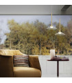 Tristan pendant lamp 1 bulb Metal, aluminum Black