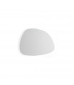 Wall light Peggy Metal, white aluminum 1 bulb 15.5cm