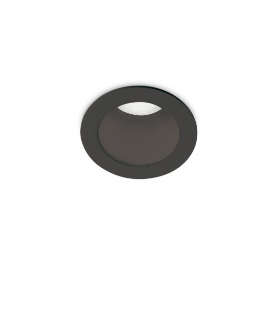 Faretto da incasso Quark Metallo, alluminio Nero 1 lampadina 6,1cm