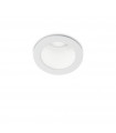 Recessed spotlight Quark Metal, white aluminum 1 bulb 6.1cm