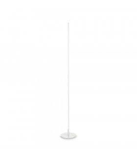 Lampadaire LED intégré Yoko Métal,aluminium,plastique blanc 1 ampoule 146,5cm