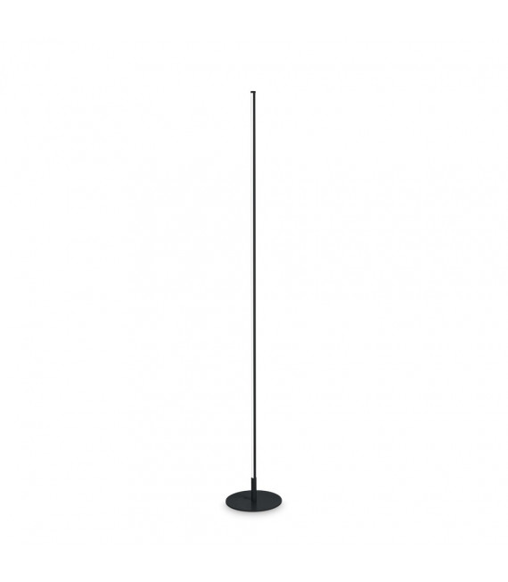 Integrierte LED-Stehleuchte Yoko Metall, Aluminium, Kunststoff Schwarz 1 Glühbirne 146,5 cm