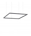 Suspension LED intégré Oracle 1 ampoule Métal,aluminium,plastique Noir