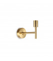 Wall light Set Metal, aluminum Brass 1 bulb 16cm