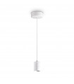 Suspension design Set 1 ampoule Métal,aluminium blanc