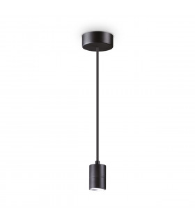 Sospensione design Set 1 lampadina Metallo, alluminio Nero