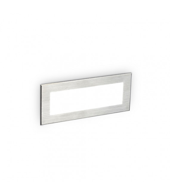 Empotrable para jardín Leo Metal, aluminio Acero 1 bombilla 6cm
